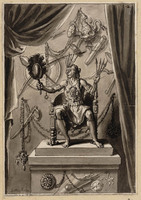 S+ 080
<br/>
Tescalicupa, Mexicaans godenbeeld
<br/>
<em>Picart, Bernard (1673-1733)</em>